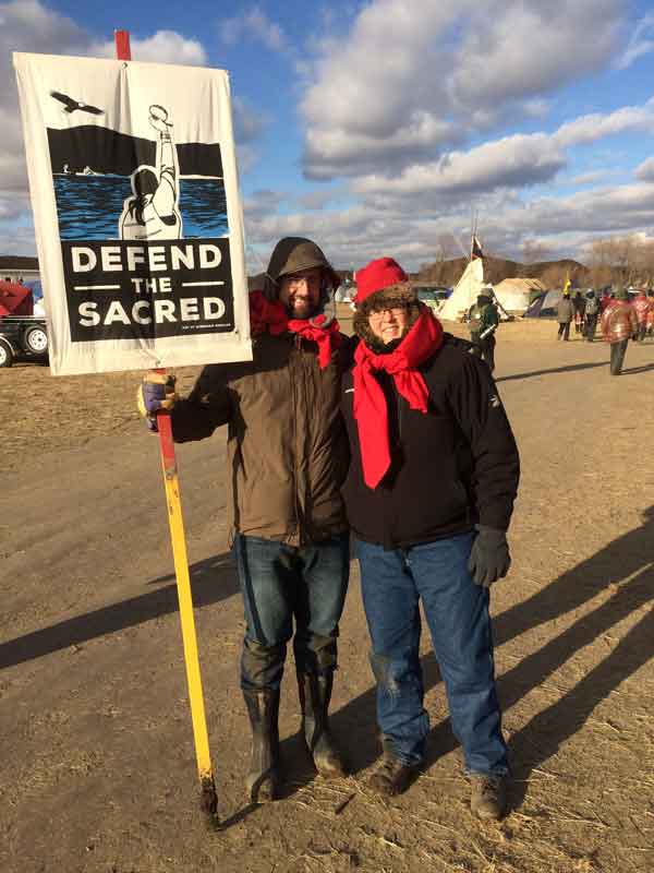Sister Karla Kloft Protests Dakota Access Pipeline