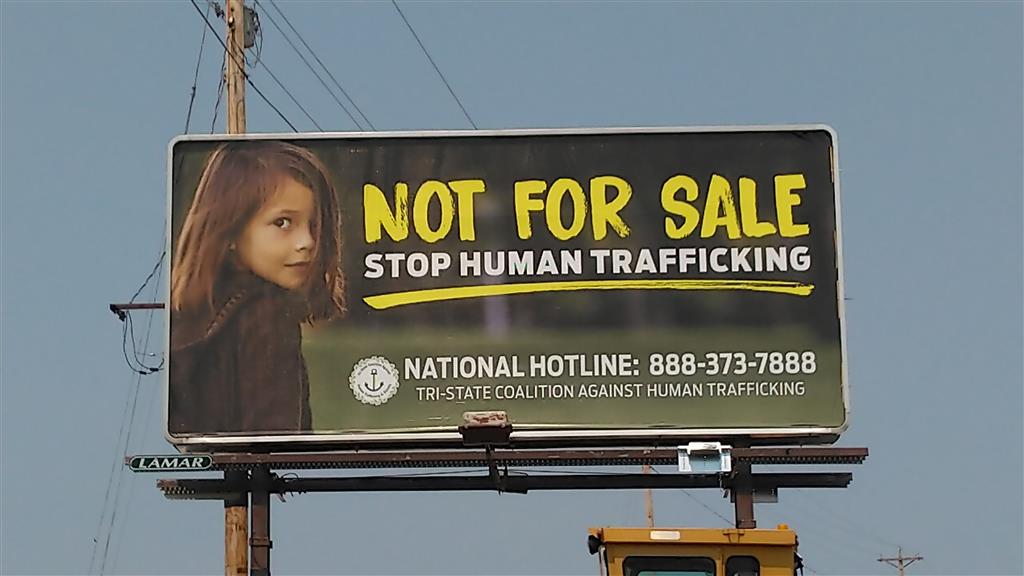Bus Wrap, Billboard Target Human Trafficking
