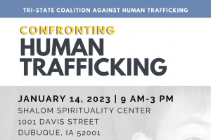 Coalition Presents “Confronting Human Trafficking” On Jan. 14